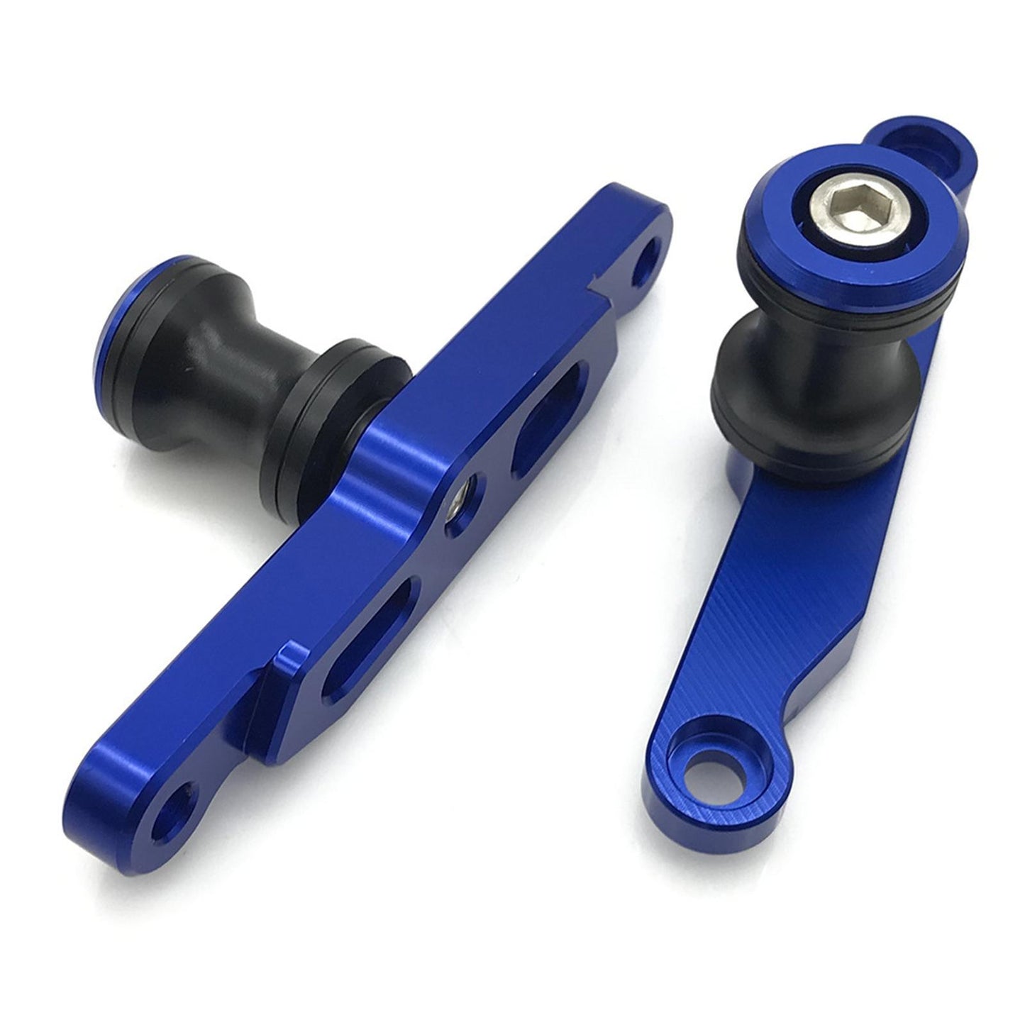 CNC Aluminum Motorcycle Swingarm Sliders Spools for YAMAHA YZF-R6 Blue