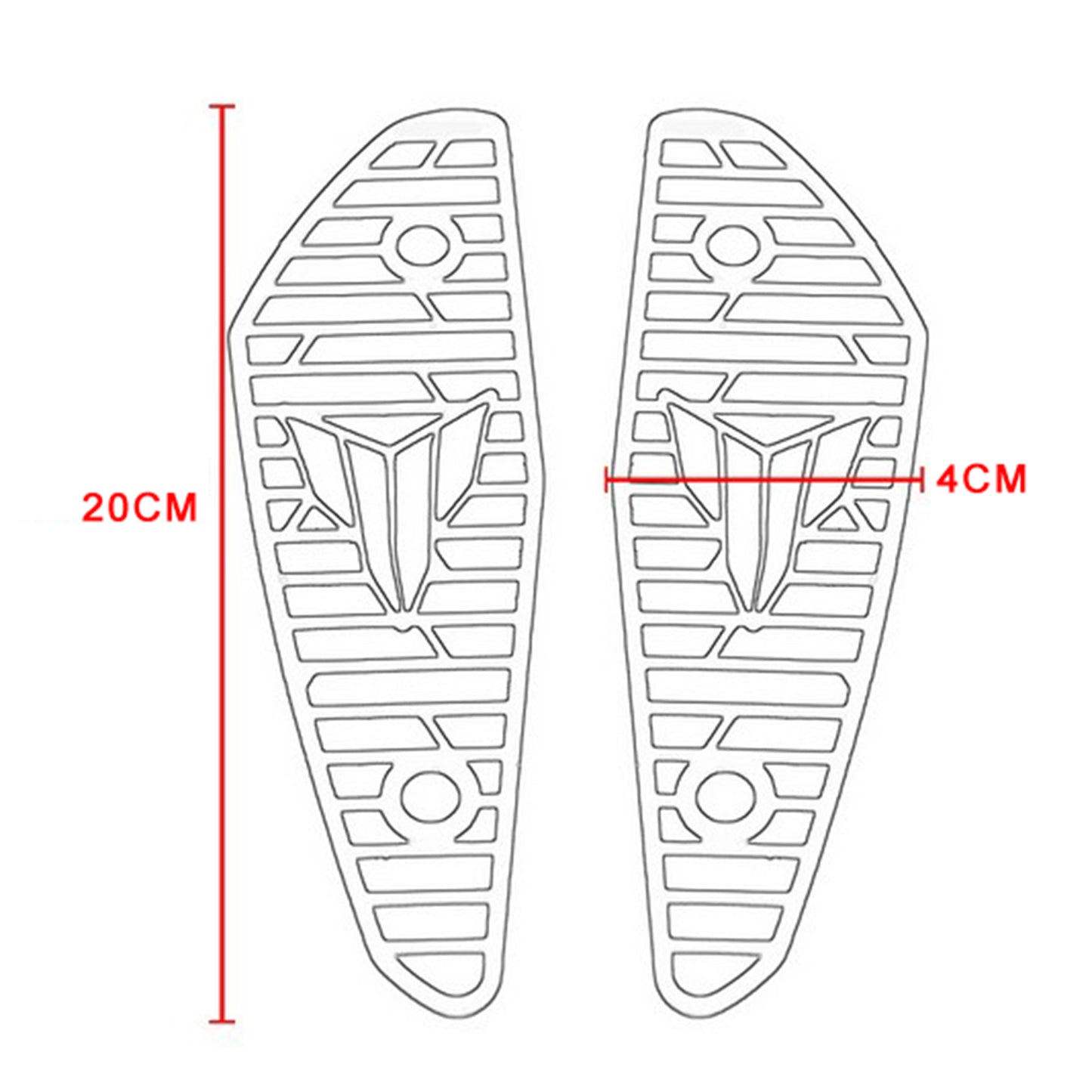2pcs Motorcycle Air Intake Cover Guard For Yamaha MT-15 18-20  Gold