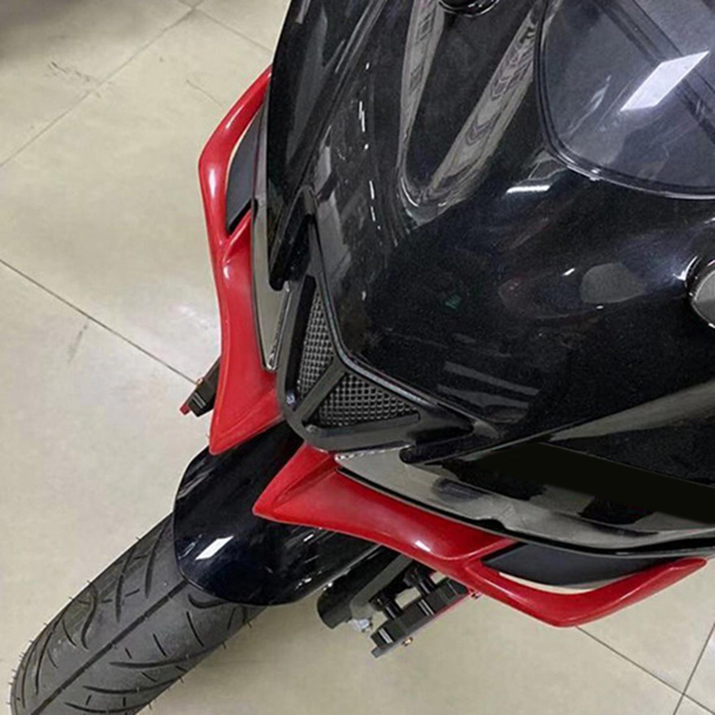 Motorcycles Front Fairing Air Intake Cover for Yamaha YZF R15 V3 Black