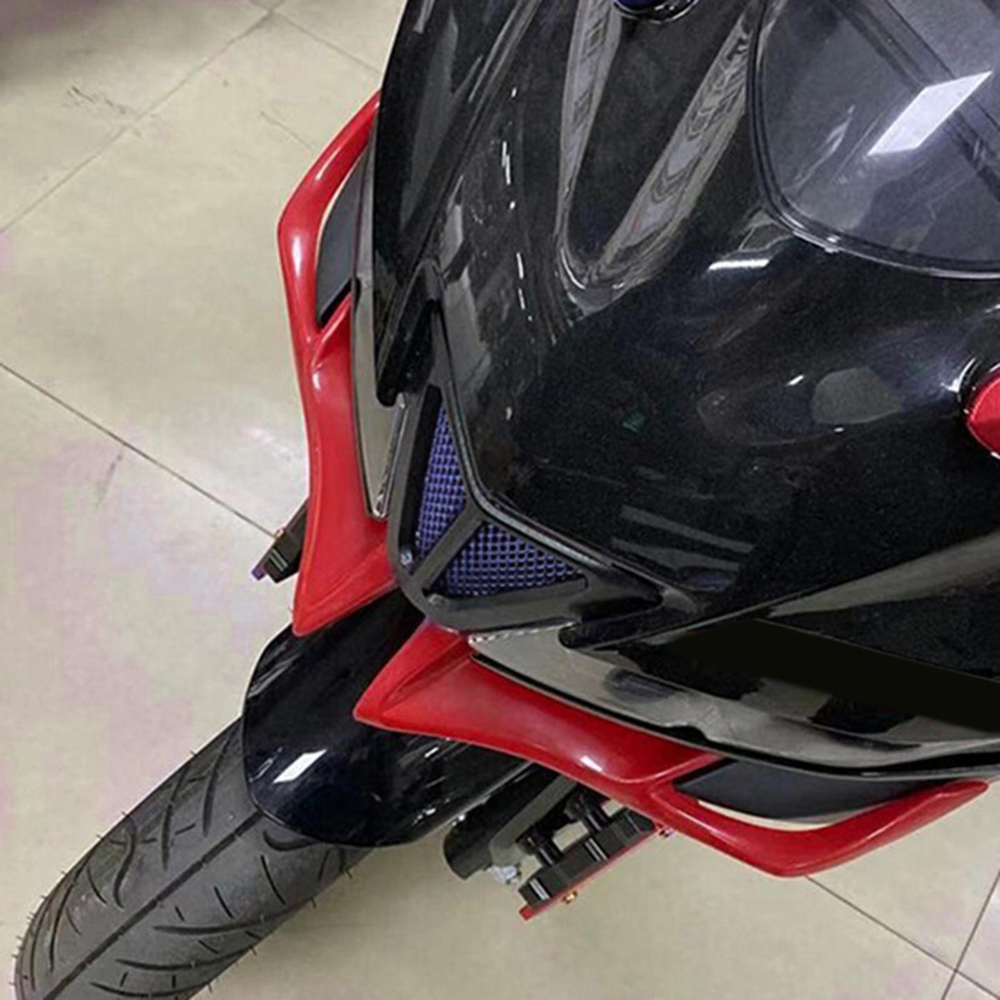 Motorcycles Front Fairing Air Intake Cover for Yamaha YZF R15 V3 Blue