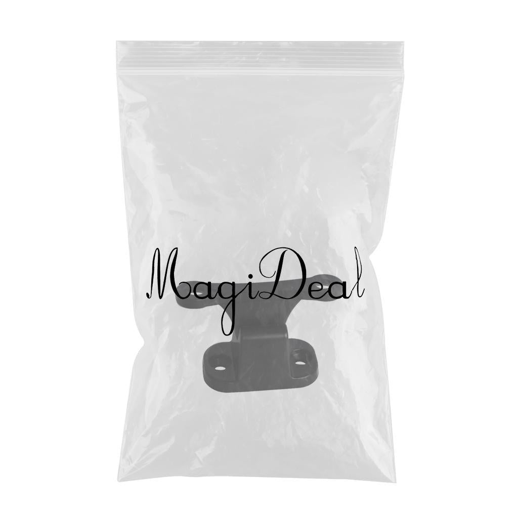 T Shape Nylon Door Stop Retainer for Camper RV Caravan Motorhome Black