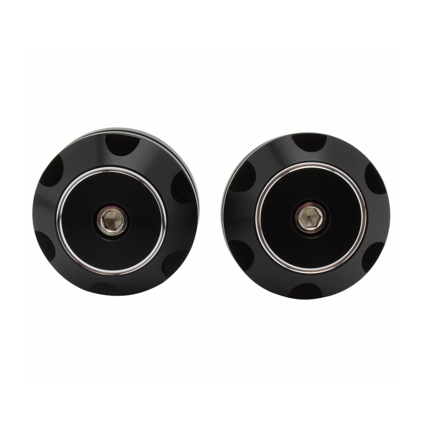 2 Pcs Motorcycle Front Axle Nut Cover lid Bolt For BMW R18  A Black