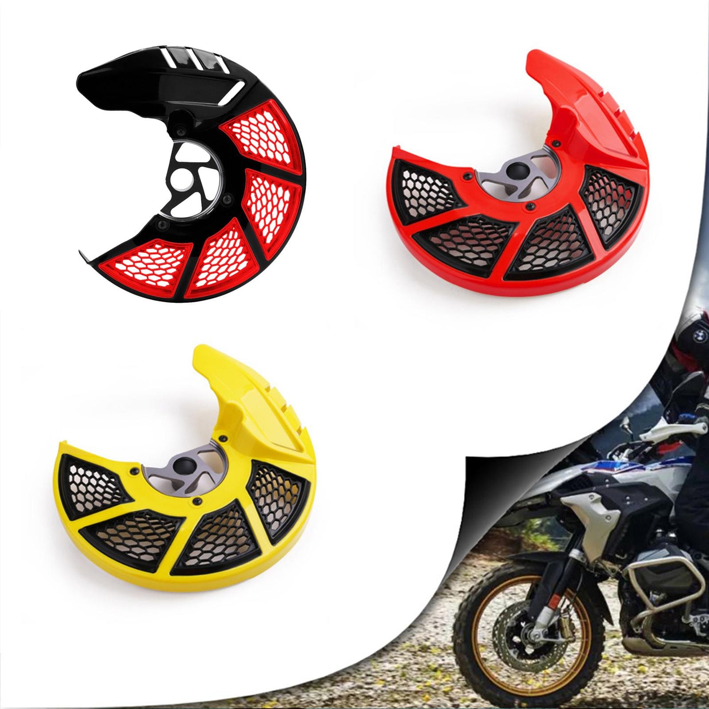 Front Brake Disc Rotor Guard Cover Protector For HONDA CRF250X Black