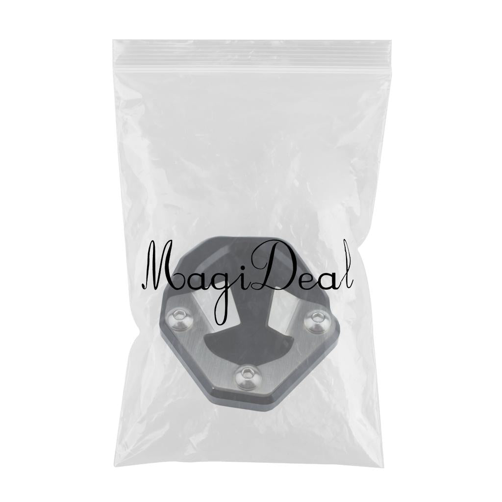 Aluminum Kickstand Enlarger Plate Anodizing for BMW S1000XR 2020-2022 Black