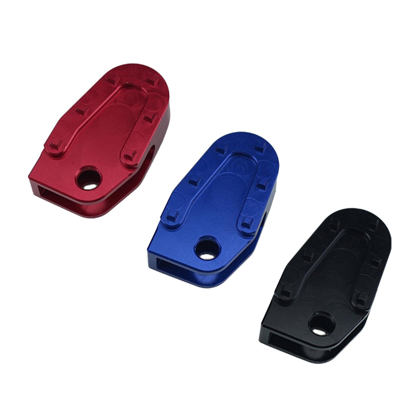 Widening Non-slip Footrests Brake Pedal for Motorcycle Aluminum  black