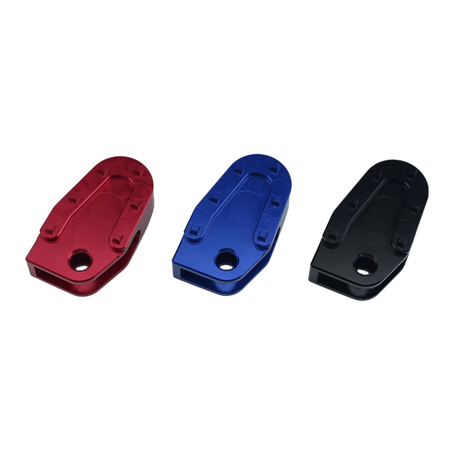 Widening Non-slip Footrests Brake Pedal for Motorcycle Aluminum  black