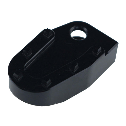 Widening Non-slip Footrests Brake Pedal for Motorcycle Aluminum  black