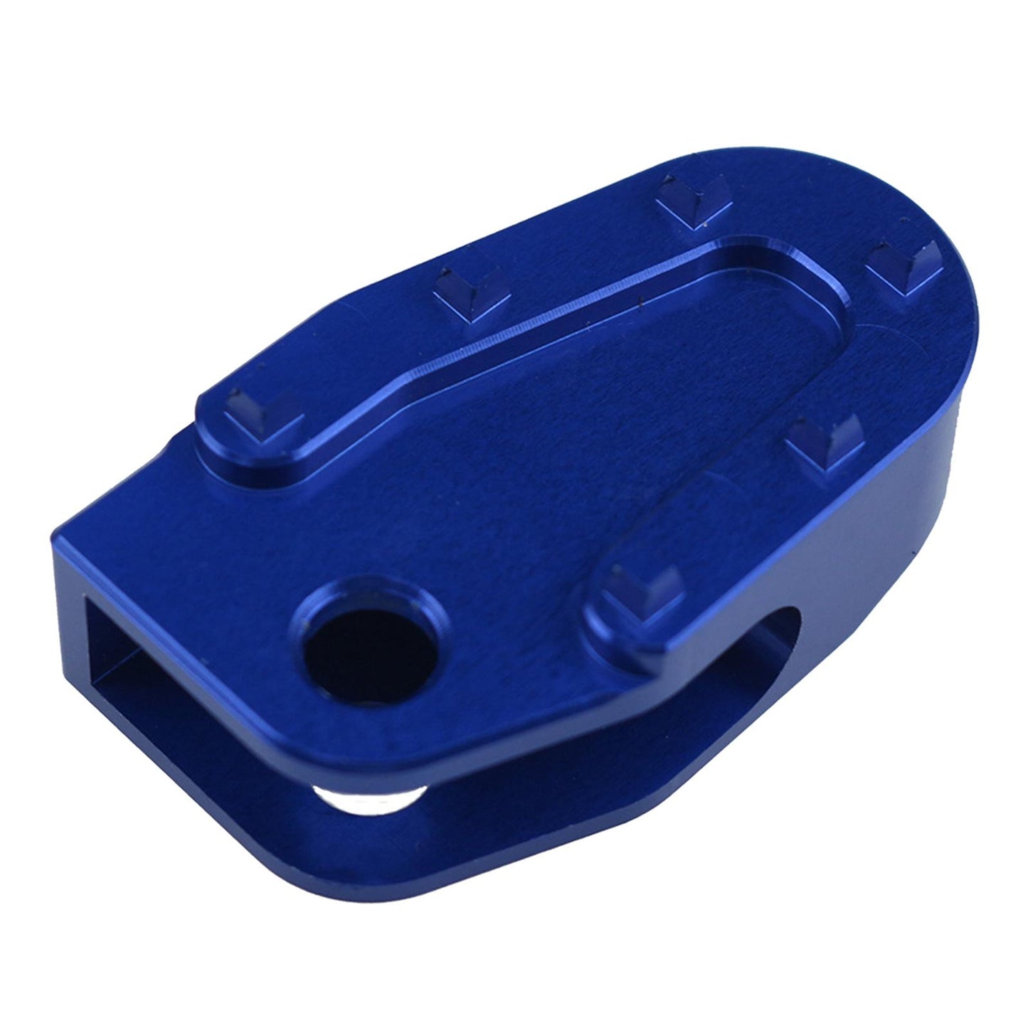Widening Non-slip Footrests Brake Pedal for Motorcycle Aluminum  blue