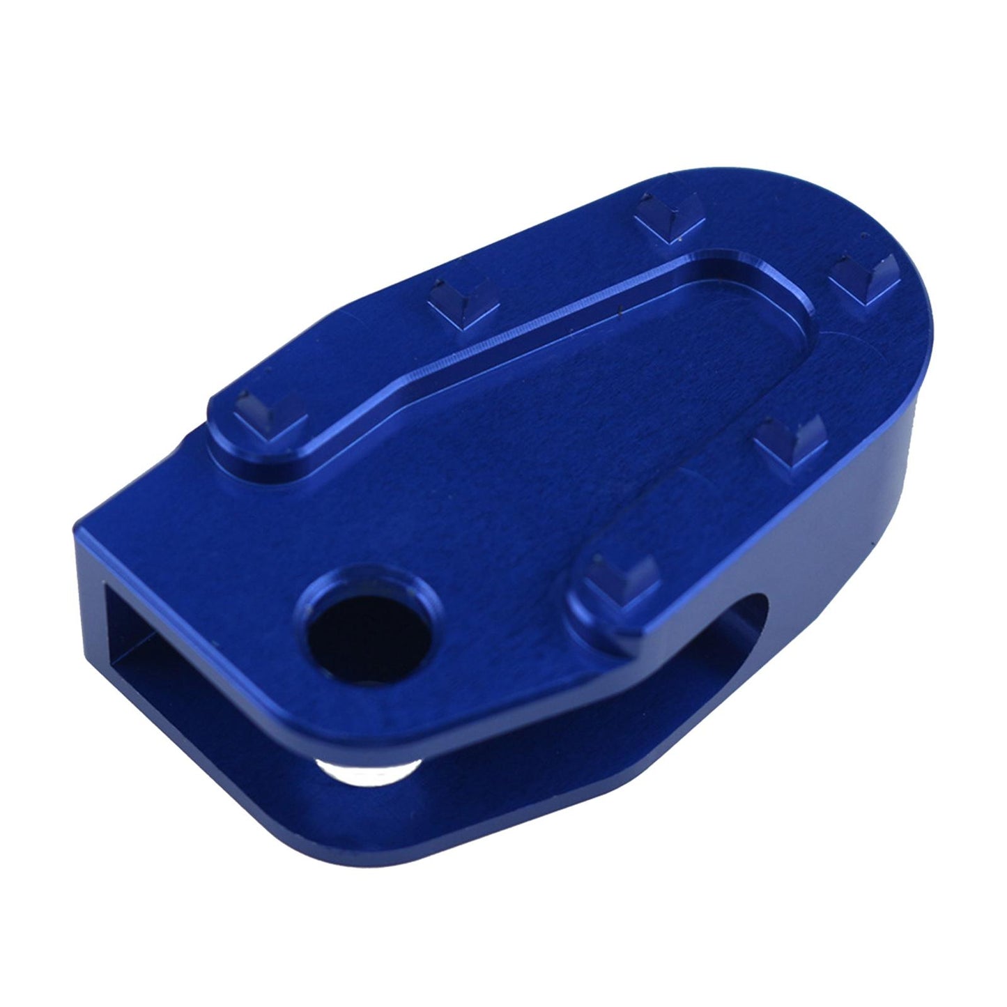 Widening Non-slip Footrests Brake Pedal for Motorcycle Aluminum  blue