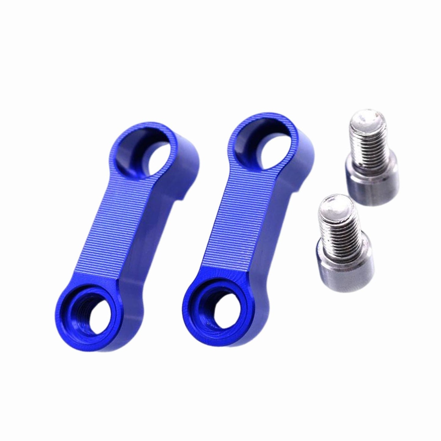 2 Pieces Mirror Mount Riser 10mm Spare Parts Aluminum Alloy  Blue