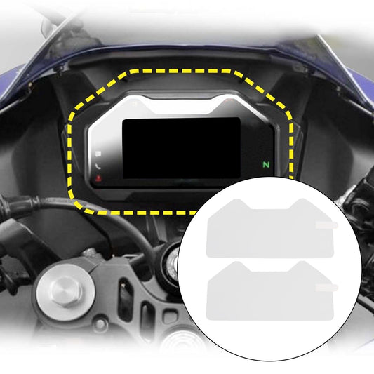 2 Pieces Instrument Cluster Scratch Protection Film for Yamaha R15 V4