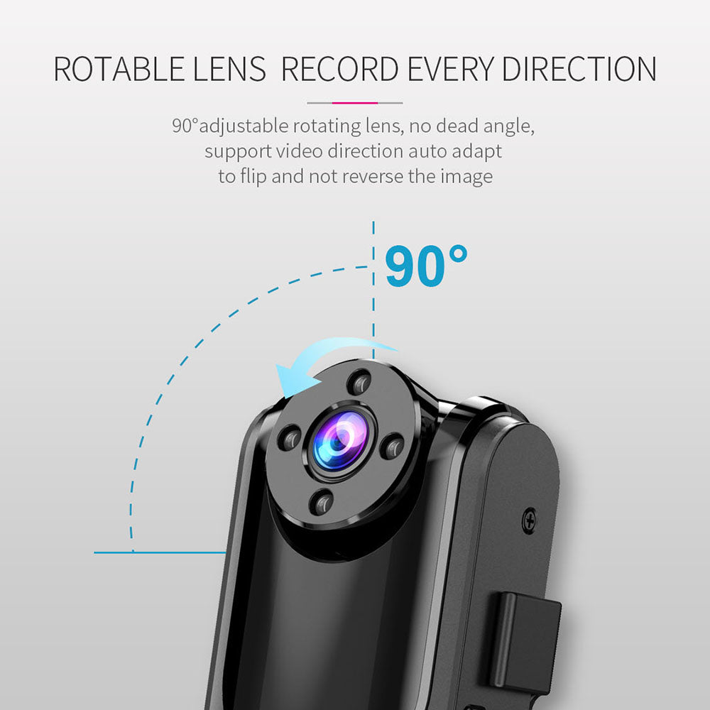 718W Portable Pocket HD Video Recorder Outdoor WiFi Sports Camera Law Enforcement Recorder