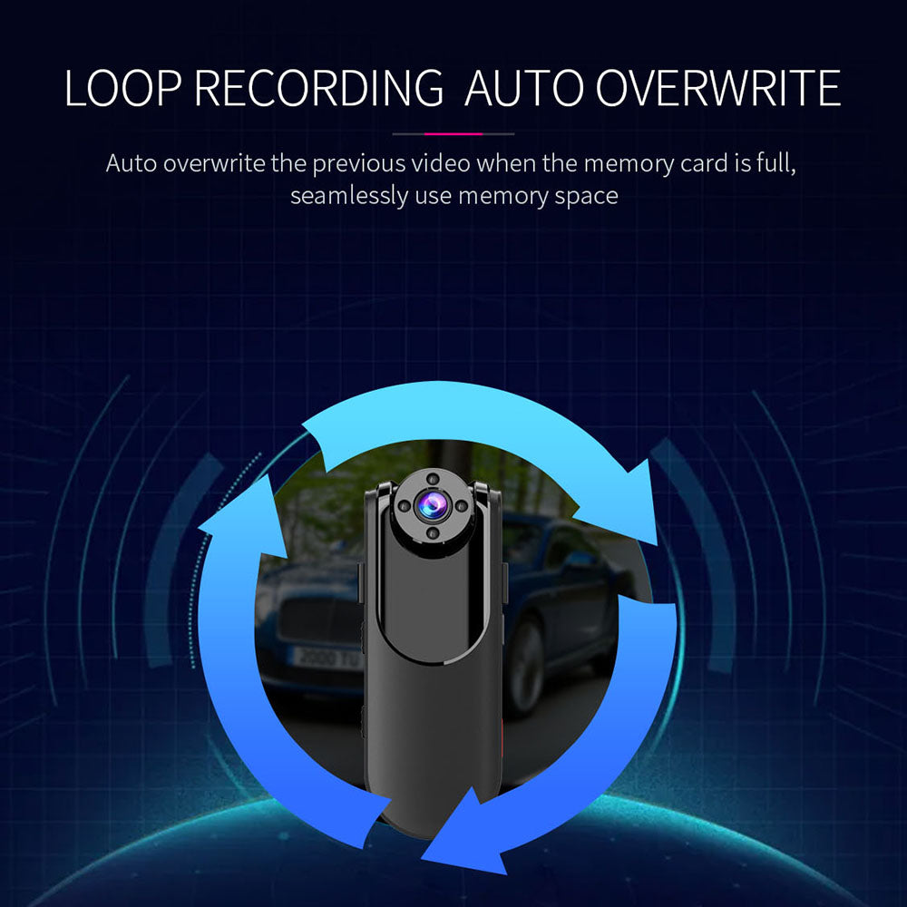 718W Portable Pocket HD Video Recorder Outdoor WiFi Sports Camera Law Enforcement Recorder