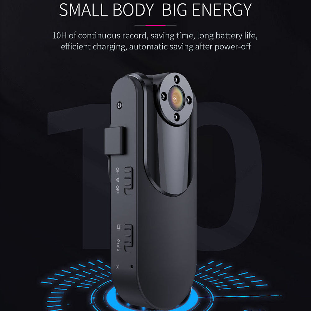 718W Portable Pocket HD Video Recorder Outdoor WiFi Sports Camera Law Enforcement Recorder