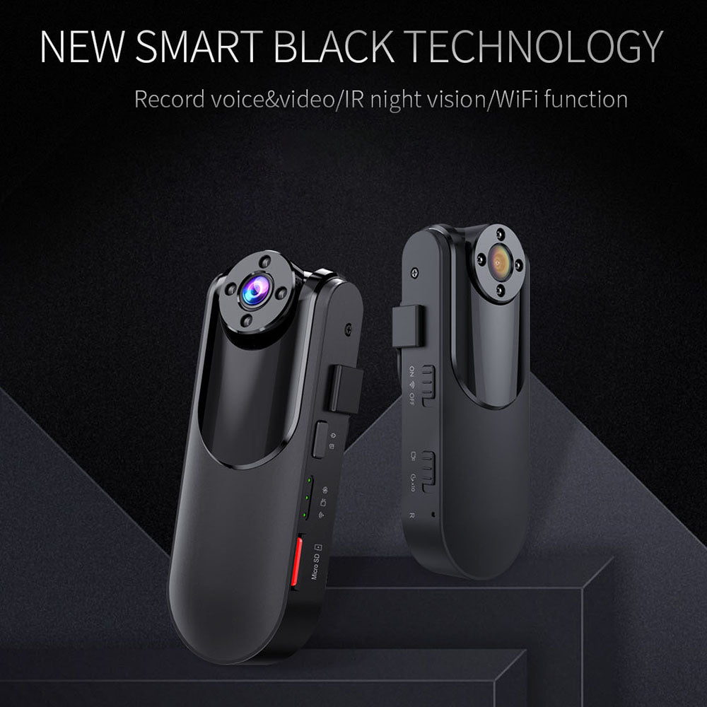 718W Portable Pocket HD Video Recorder Outdoor WiFi Sports Camera Law Enforcement Recorder