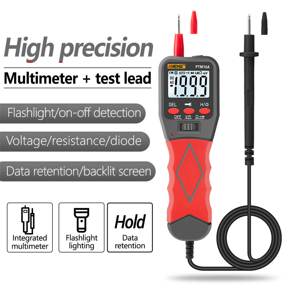 Aneng PTM16A Professional Digital Meter Multimeter AC Current and AC/DC Voltage Tester