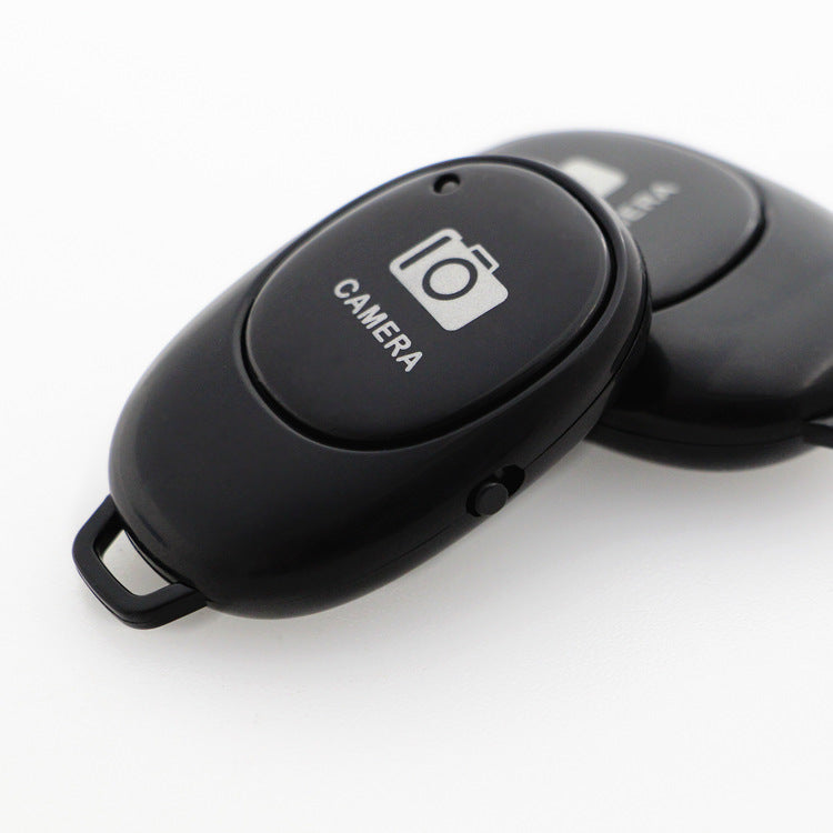 Bluetooth Wireless Remote Shutter Camera Phone Shutter Self-timer Remote Control for IOS Android - Black