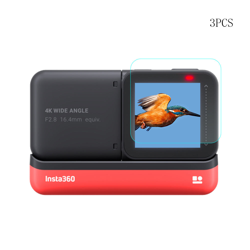 3Pcs/Set Tempered Glass Screen Film Protector for Insta360 ONE R