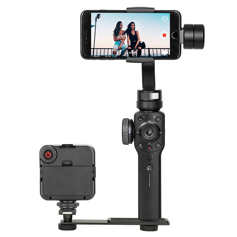 Boya BY-C01 Aluminium Alloy Mount Holder Bracket with Cold Shoe 1/4&quot; Screw for Microphone Camera Fill Light
