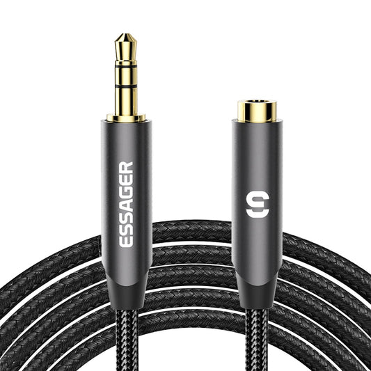 Essager 5m for Headphone Speaker Phone 3.5mm 3-Pole Male to Female AUX Cable Audio Extension Cord