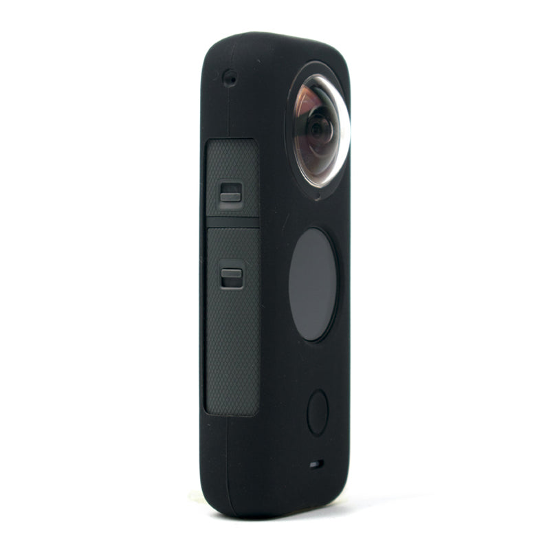 Protective Cover for Insta360 ONE X2 Sports Camera Scratch Resistant Soft Silicone Case - Black