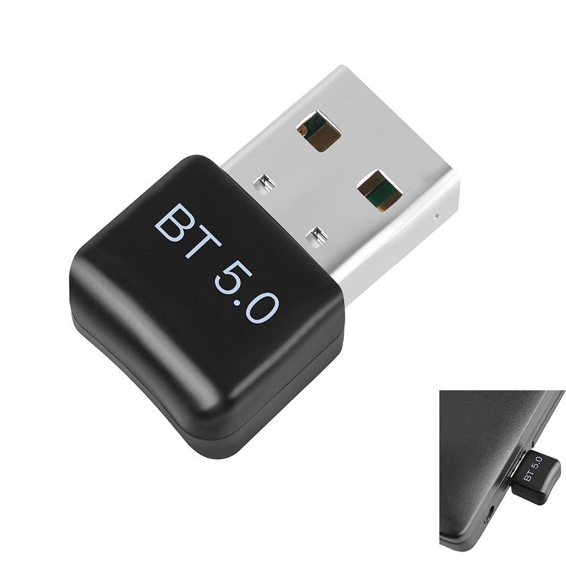 USB Bluetooth Adapter BT 5.0 USB Wireless Receiver Transmitter Dongle for PC Laptop Speaker