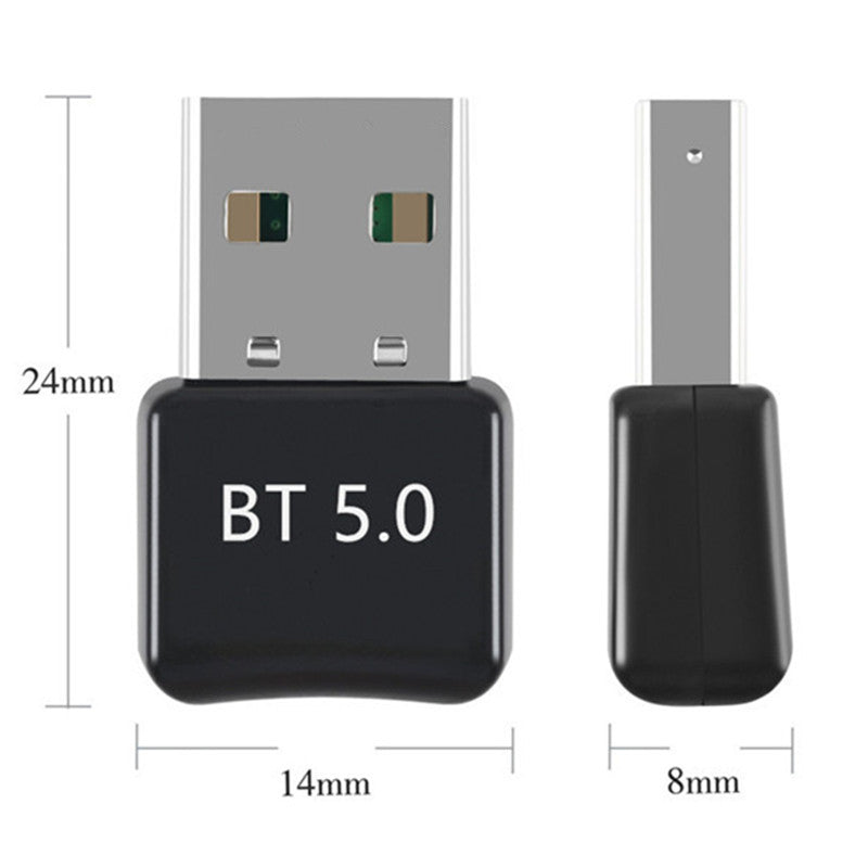 USB Bluetooth Adapter BT 5.0 USB Wireless Receiver Transmitter Dongle for PC Laptop Speaker