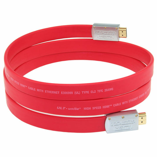 ULT-UNITE 1m Flat HDMI 2.0 Cable 18Gbps 4K 60Hz Cord for TV Projector Monitor