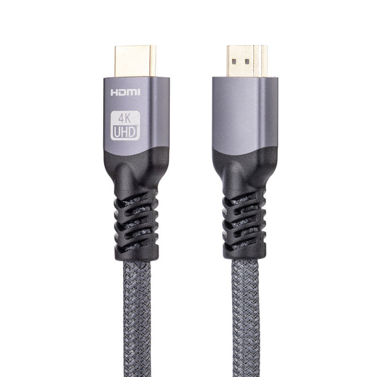 6m Aluminum Alloy Shell 21Gbps High Speed 4K 60Hz Ultra HD HDMI to HDMI Male to Male Plug Cable