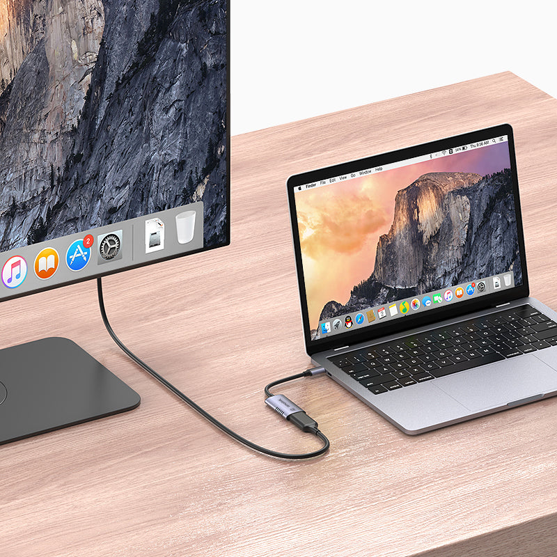 AL-UC523 USB C Hub to Resolution HD Video USB C Adapter for Laptop and Type C Devices