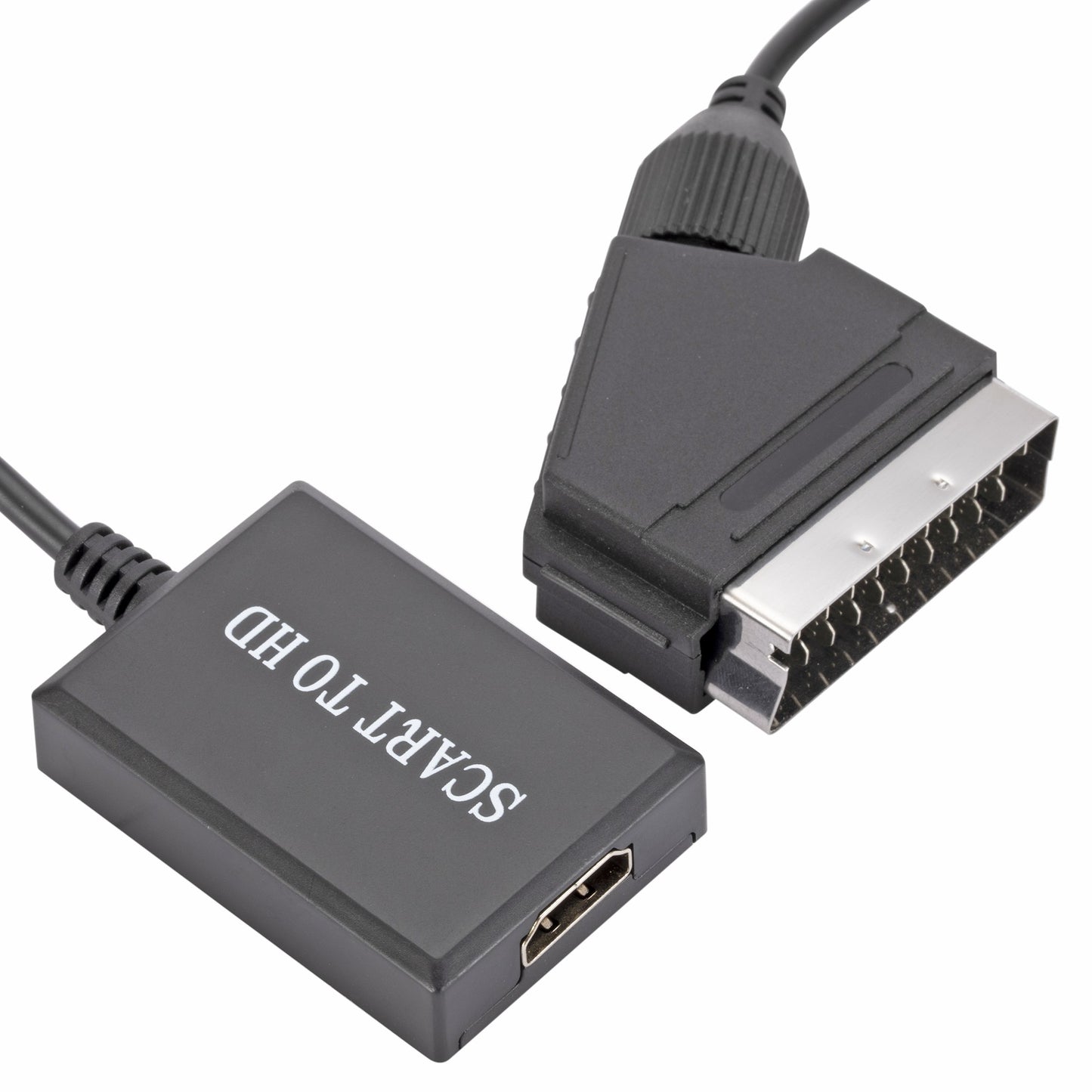 0332 HD SCART to HDMI Converter Data Sync Cable Adapter Support PAL/NTSC3.58/NTSC4.43/SECAM
