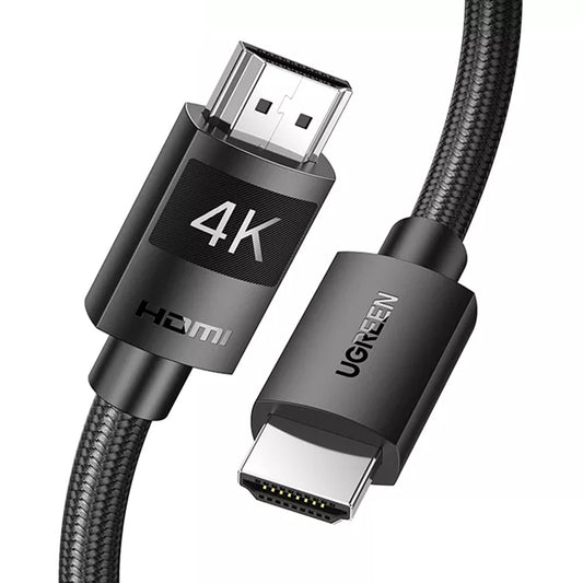 Uniqkart 40102 3m 4K/60Hz HDMI 2.0 Cable HDMI Male to HDMI Male Nylon Braided Cord for RTX 3080 PS4 Xbox HDMI Splitter HDMI Ethernet Cable