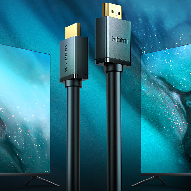 UGREEN 10108 3m 4K/60Hz Gold-Plated HDMI Cable Super Fast 18Gbps HDMI Male to HDMI Male Cord Support Mirror/Extended Modes for Xiaomi Mi Box/PS4/Xbox One/Nintendo Switch