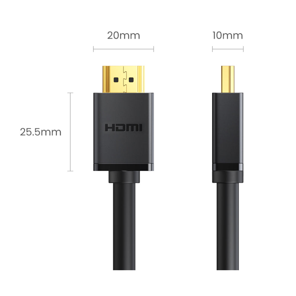 Uniqkart 10110 10m HDMI Male to Male Cable for Nintendo Switch PS4 Gold Plated Port 1080P 60Hz Output HD Adapter Cord
