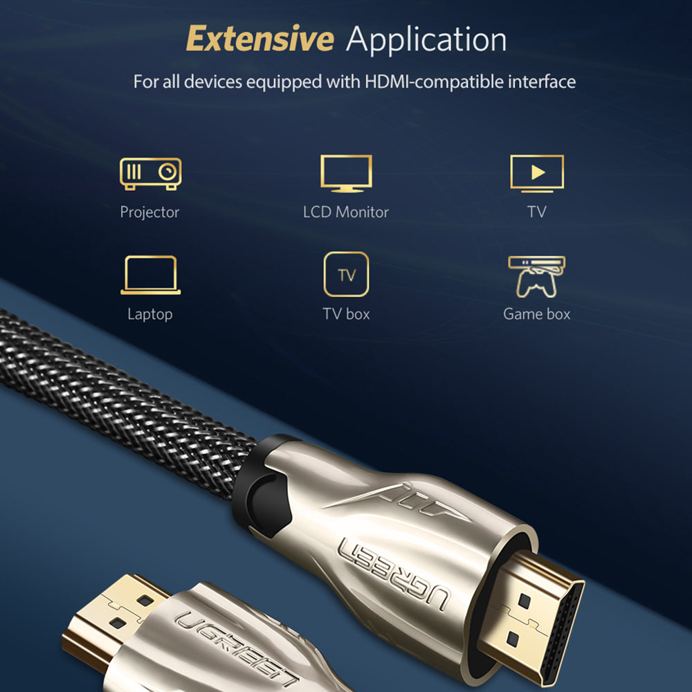 UGREEN 0.5m Audio and Video Syncing 4K/60Hz HDMI Cable for Apple TV Xbox One PS5