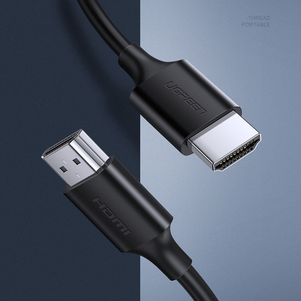 Uniqkart 60173 0.5m HDMI Male to Male Cable Support 4K 60Hz for PS5 PS4 TV Monitor Laptop