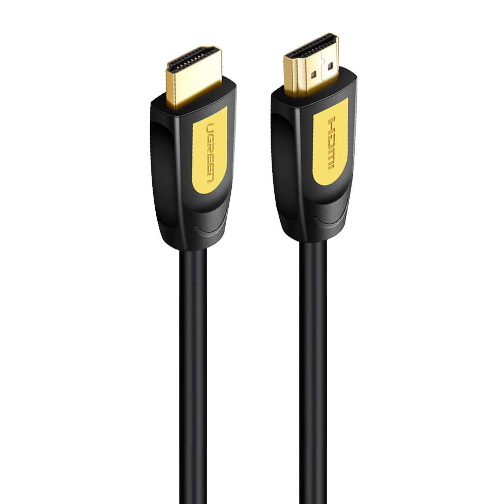 Uniqkart 80837 0.5m HDMI 2.0 Male to Male Round Cable 4K/60Hz UHD TV Monitor Projector Video Cord for Xbox 360/PS5/Laptop/Blu-ray Player