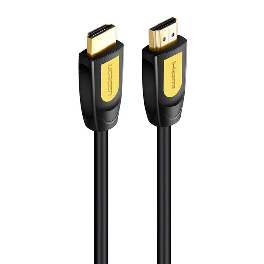 Uniqkart 80837 0.5m HDMI 2.0 Male to Male Round Cable 4K/60Hz UHD TV Monitor Projector Video Cord for Xbox 360/PS5/Laptop/Blu-ray Player