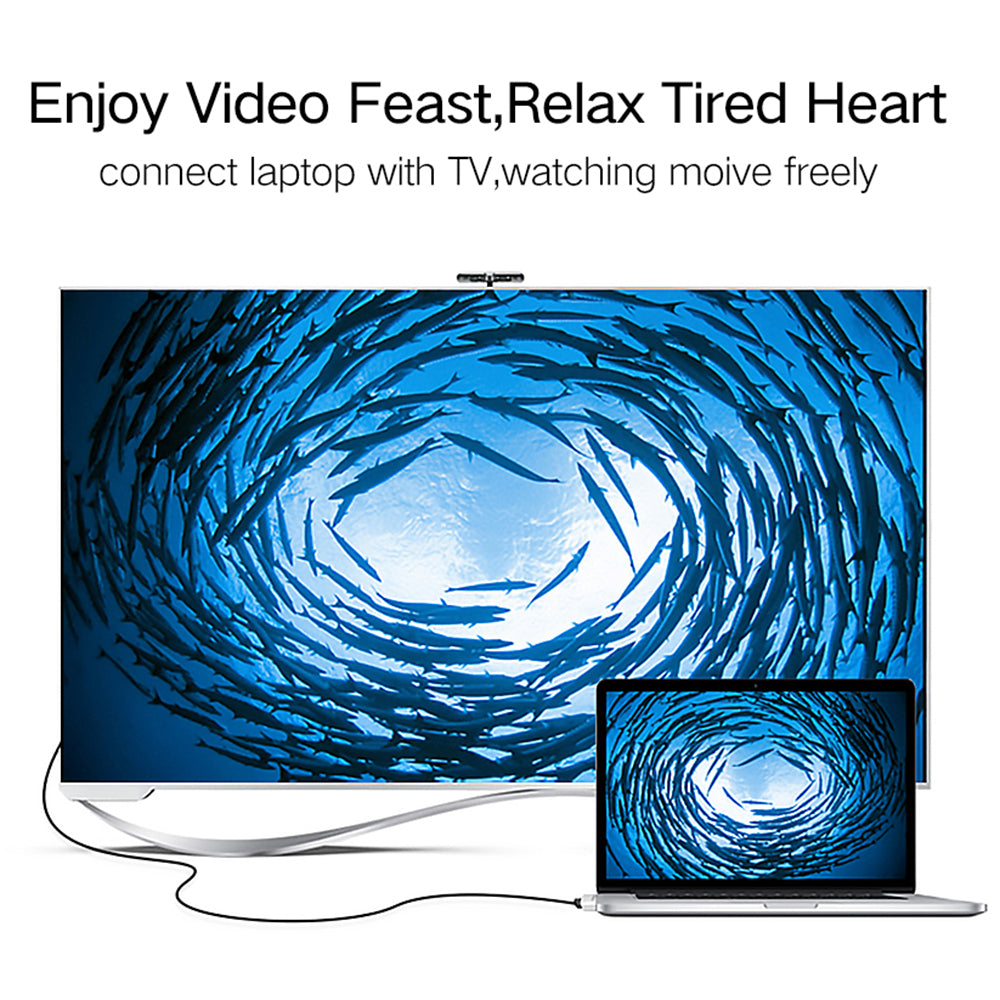 Uniqkart 2m Ultra Fast 18Gbps 4K/60HZ HDMI 2.0 Male to Male Cable for Apple TV Xbox 360 PS5 PS4
