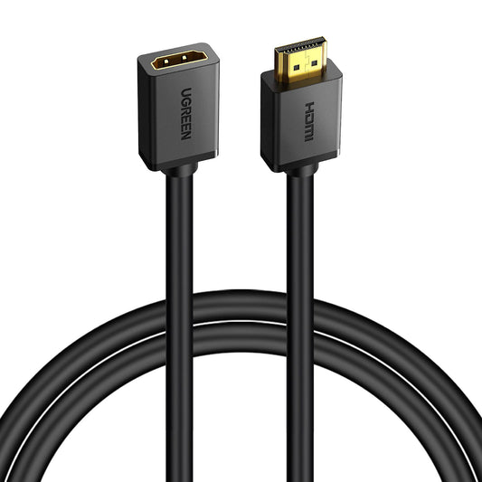 Uniqkart 10142 2m 4K HD HDMI Male to HDMI Female Cable Video Transmission Extension Cord for Xbox One/PS5/Blu-ray Player/Laptop