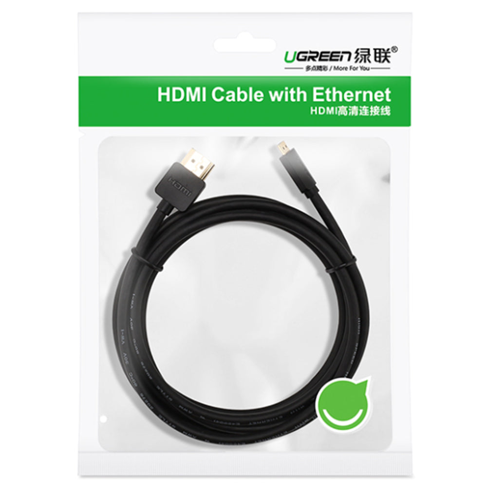 Uniqkart 1m Micro HDMI to HDMI Cable for GoPro Hero 7 Black Hero 5 4 6 Raspberry Pi 4 Male to Male Adapter Cord