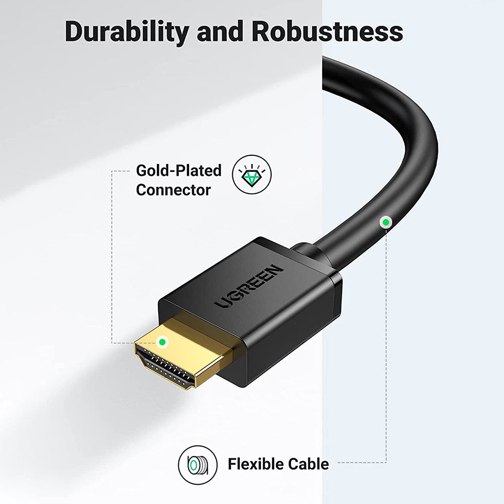 Uniqkart 0.5m 1080P/60Hz HDMI to DVI Gold Plated Adapter Cable for Raspberry Pi Roku Xbox One PS4 PS3 Two Way DVI to HDMI Splitter DVI-D 24+1 Cord