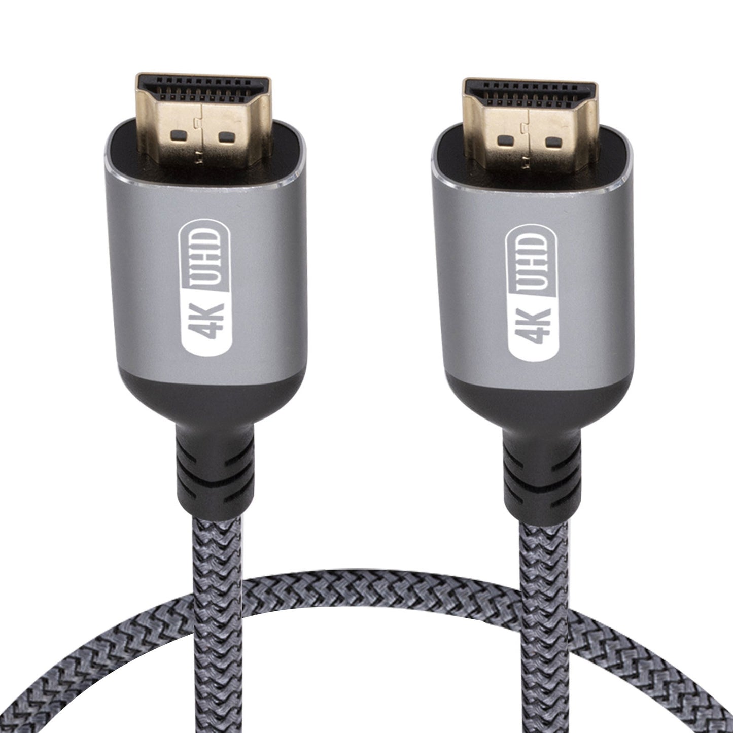Uniqkart 2m 4K HDMI Gold-plated Plug Male to Male Cable UHD Video Cord for PS5/Computer/TV