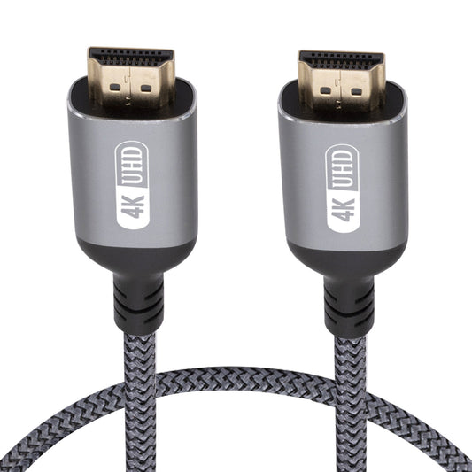 Uniqkart 2m 4K HDMI Gold-plated Plug Male to Male Cable UHD Video Cord for PS5/Computer/TV
