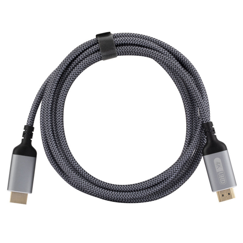 Uniqkart 5m 4K HDMI Cord Gold-plated Plug HDMI Male to Male Braided Cable UHD Video Transmission Wire for PS5/Computer/TV