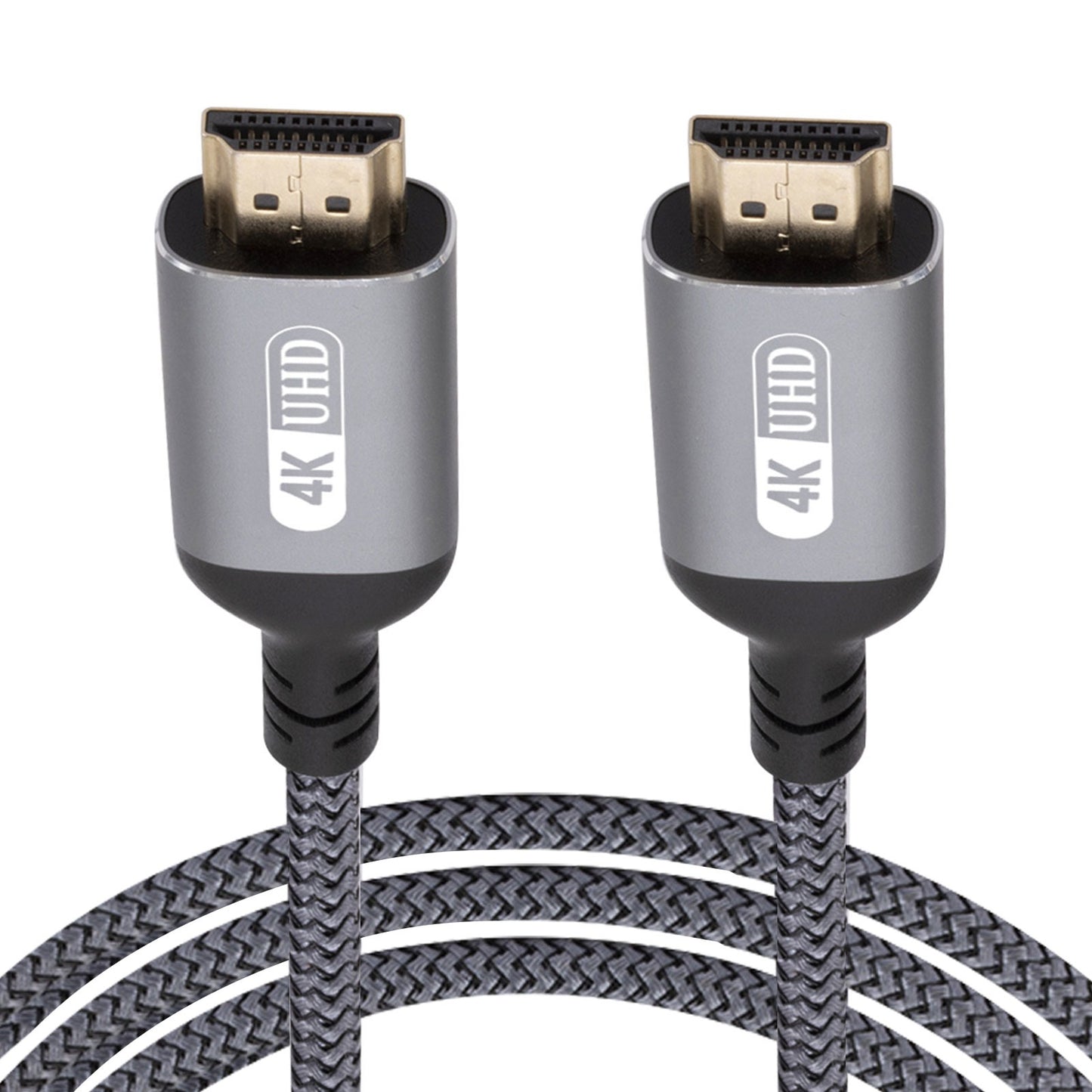 Uniqkart 4m 4K HDMI Cable Gold-plated Plug UHD Video Transmission Cord Braided Wire for PS5/Computer/TV