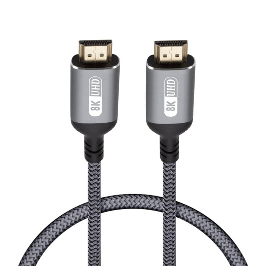 KFD 2m 8K HDMI Cable HD Tangle-free Braided Cord for PS5, Monitor, PC, TV and More