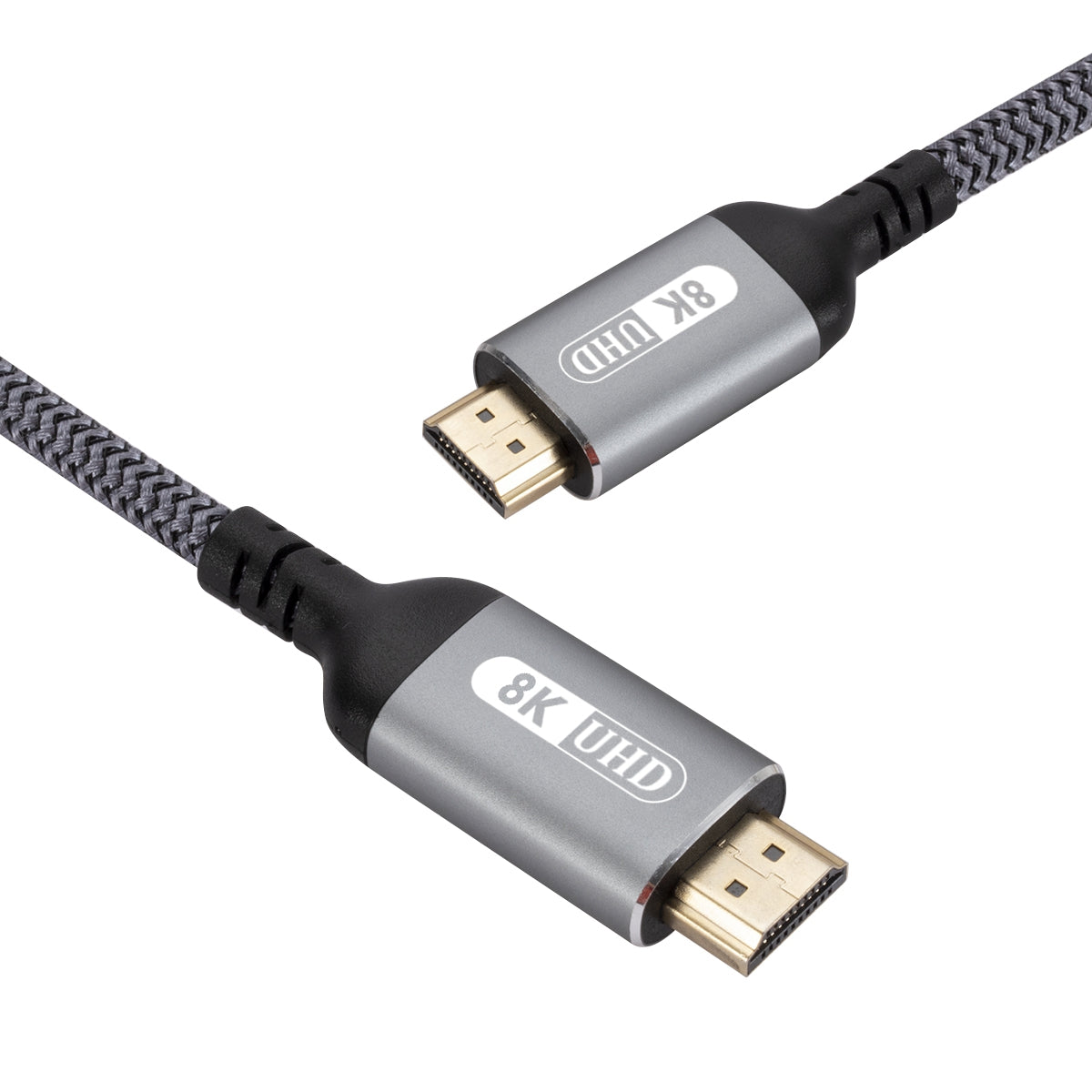 Uniqkart 5m HDMI Cable Nylon Braided Design 8K HDMI Male to Male Line HD Video Output Transmission Wire for PS5 TV Projectors