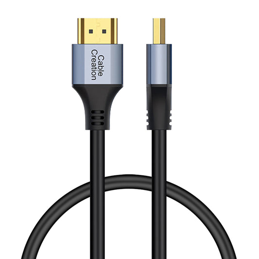 Cablecreation CC0989 2m Gold Plated HDMI 2.1 Cable 48Gbps Bandwidth 8K 60Hz HDR Data Cord