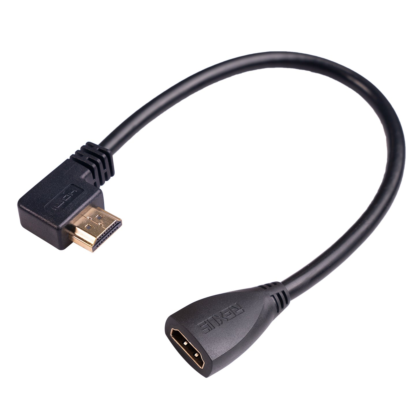 90-Degree Elbow HDMI Cable Male to Female Cord TV Laptop 4K 1080P Video Output Extension Line for DVD Projector TV Laptop
